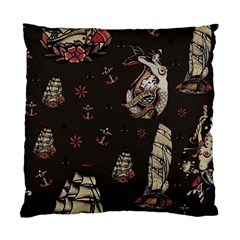 Vintage Tattoos Nautical Standard Cushion Case (one Side) by Vaneshop