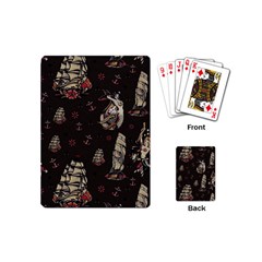 Vintage Tattoos Nautical Playing Cards Single Design (mini) by Vaneshop