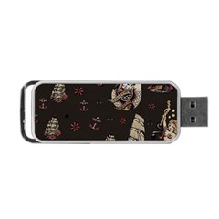 Vintage Tattoos Nautical Portable Usb Flash (one Side) by Vaneshop