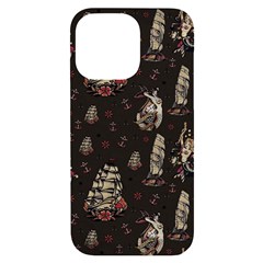 Vintage Tattoos Nautical Iphone 14 Pro Max Black Uv Print Case