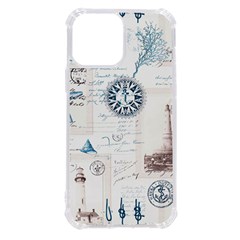 Nautical Lighthouse Vintage Postcard French Writing Iphone 13 Pro Max Tpu Uv Print Case by Vaneshop