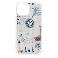 Nautical Lighthouse Vintage Postcard French Writing Iphone 13 Mini Tpu Uv Print Case by Vaneshop