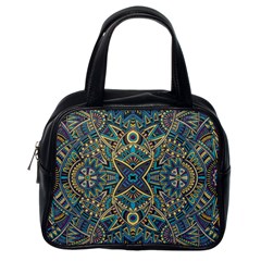 Seamless Floral Pattern Classic Handbag (one Side) by zhou