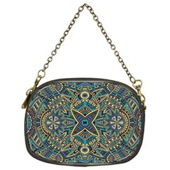 Seamless Floral Pattern Chain Purse (one Side) by zhou