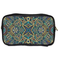 Seamless Floral Pattern Toiletries Bag (one Side) by zhou