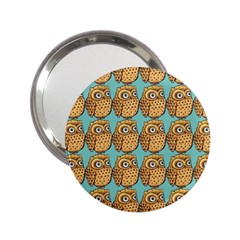 Owl Bird Pattern 2 25  Handbag Mirrors by Vaneshop