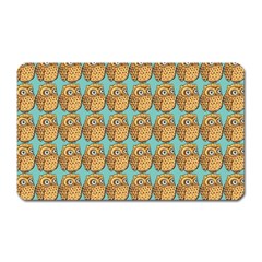 Owl Bird Pattern Magnet (Rectangular)