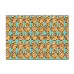 Owl Bird Pattern Sticker A4 (100 pack)