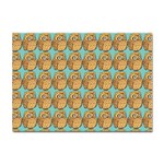 Owl Bird Pattern Sticker A4 (100 pack) Front