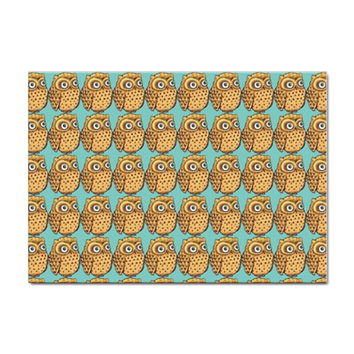 Owl Bird Pattern Sticker A4 (100 pack)