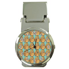 Owl Bird Pattern Money Clip Watches