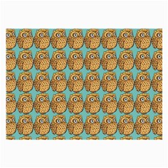 Owl Bird Pattern Large Glasses Cloth