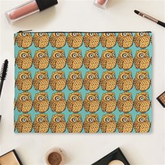 Owl Bird Pattern Cosmetic Bag (XL)