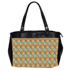 Owl Bird Pattern Oversize Office Handbag (2 Sides) by Vaneshop