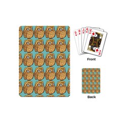 Owl Bird Pattern Playing Cards Single Design (mini) by Vaneshop