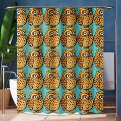 Owl Bird Pattern Shower Curtain 60  x 72  (Medium) 