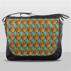 Owl Bird Pattern Messenger Bag