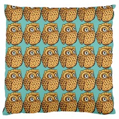 Owl Bird Pattern Large Cushion Case (One Side)