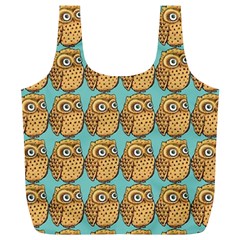 Owl Bird Pattern Full Print Recycle Bag (XL)