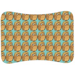 Owl Bird Pattern Velour Seat Head Rest Cushion