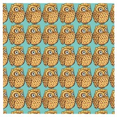 Owl Bird Pattern Wooden Puzzle Square by Vaneshop