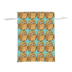 Owl Bird Pattern Lightweight Drawstring Pouch (s) by Vaneshop