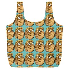 Owl Bird Pattern Full Print Recycle Bag (xxl) by Vaneshop