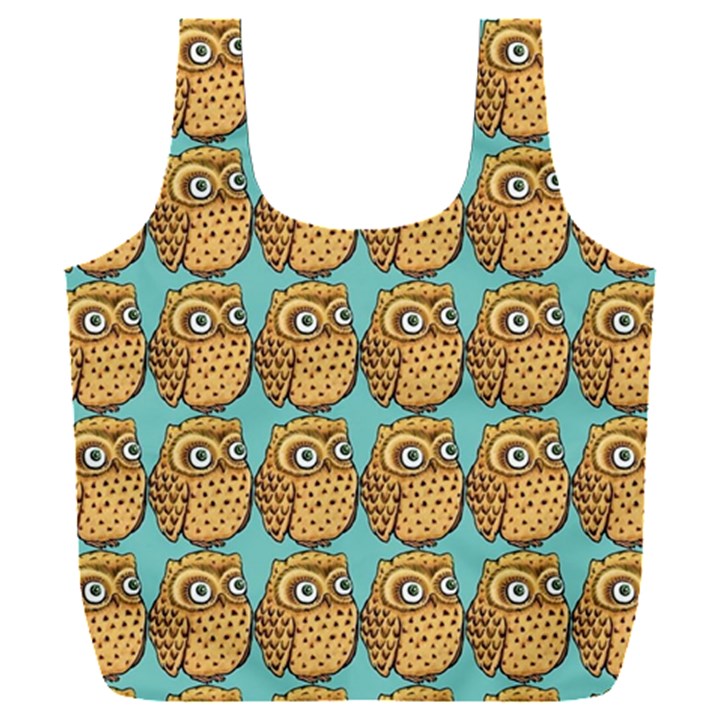 Owl Bird Pattern Full Print Recycle Bag (XXL)