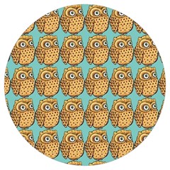 Owl Bird Pattern Round Trivet