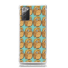 Owl Bird Pattern Samsung Galaxy Note 20 TPU UV Case