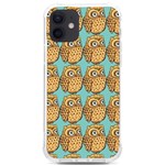 Owl Bird Pattern iPhone 12/12 Pro TPU UV Print Case Front