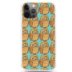 Owl Bird Pattern iPhone 12 Pro max TPU UV Print Case