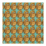 Owl Bird Pattern Banner and Sign 3  x 3  Front