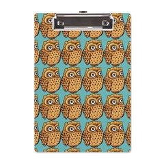 Owl Bird Pattern A5 Acrylic Clipboard