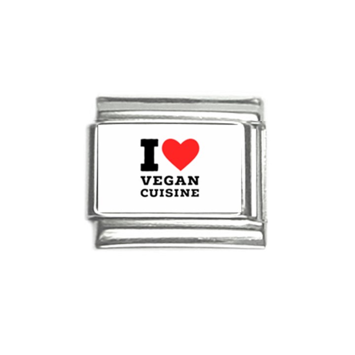 I love vegan cuisine Italian Charm (9mm)