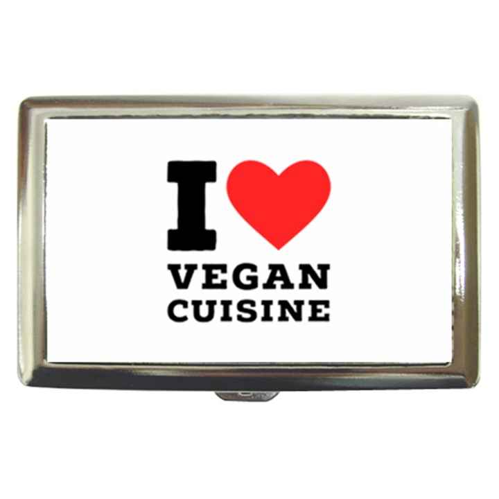 I love vegan cuisine Cigarette Money Case