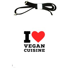 I Love Vegan Cuisine Shoulder Sling Bag by ilovewhateva