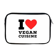 I Love Vegan Cuisine Apple Macbook Pro 17  Zipper Case by ilovewhateva