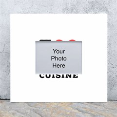 I Love Vegan Cuisine White Wall Photo Frame 5  X 7  by ilovewhateva