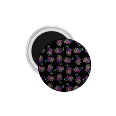 Midnight Noir Garden Chic Pattern 1 75  Magnets