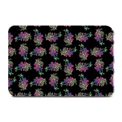 Midnight Noir Garden Chic Pattern Plate Mats