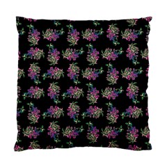 Midnight Noir Garden Chic Pattern Standard Cushion Case (one Side) by dflcprintsclothing