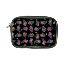 Midnight Noir Garden Chic Pattern Coin Purse by dflcprintsclothing