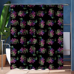 Midnight Noir Garden Chic Pattern Shower Curtain 60  X 72  (medium)  by dflcprintsclothing