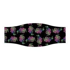 Midnight Noir Garden Chic Pattern Stretchable Headband by dflcprintsclothing