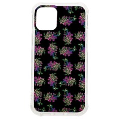 Midnight Noir Garden Chic Pattern Iphone 12 Mini Tpu Uv Print Case	 by dflcprintsclothing