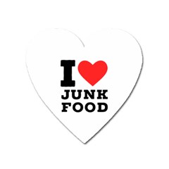 I Love Junk Food Heart Magnet by ilovewhateva