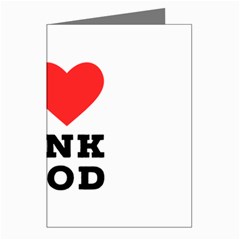 I Love Junk Food Greeting Cards (pkg Of 8) by ilovewhateva