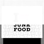 I love junk food Rectangular Jigsaw Puzzl Front