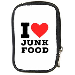 I Love Junk Food Compact Camera Leather Case by ilovewhateva